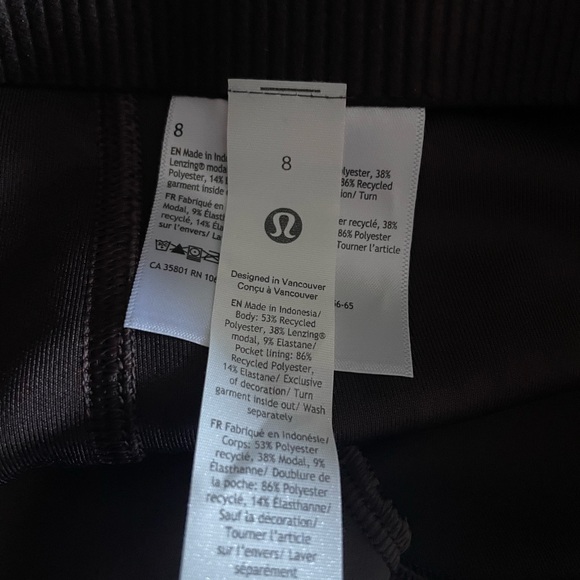 Lululemon Softstreme Brown Pencil Skirt - Picture 5 of 5